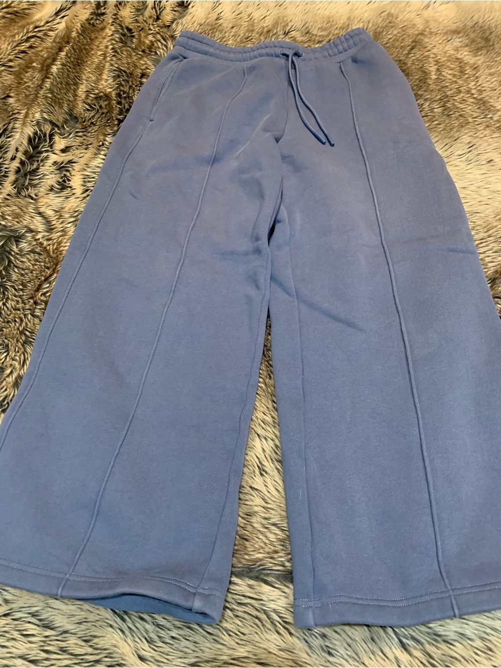 Sweaty Betty Powerhouse wide leg Track Pants Endless Blue Size 8